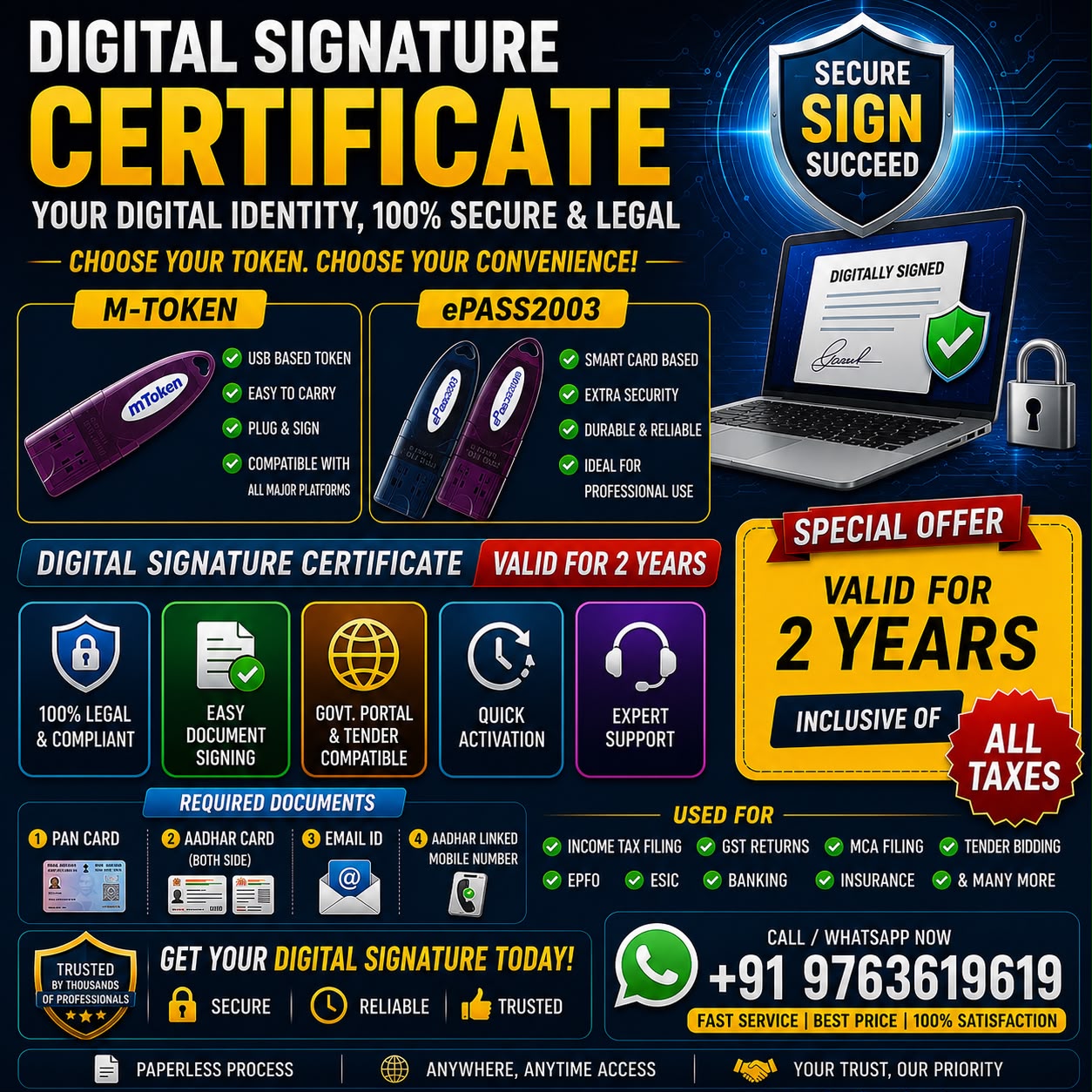 Digital Signature (2 Years Subscription)