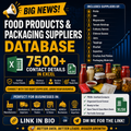 Food Products & Packaging Suppliers Database