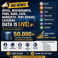 Hotels, Restaurants, PUBS, Bars, Cafe, Banquets, Tent House Database
